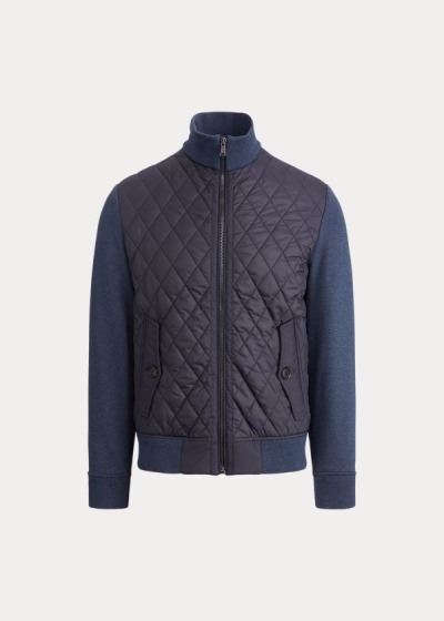 Chaquetas Ralph Lauren Hombre Azul Marino / Azules - Quilted Hybrid - MFGKW7028